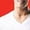 White, variant on Big Men's Value 8 Pack V-Neck T-Shirts