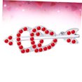 thumbnail image 3 of BESTYASH 1Pc Valentine Pin Red Crystal Heart Brooch for Wedding Party and Holiday Decoration, 3 of 8