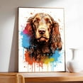 thumbnail image 2 of Irish Redand White Setter Dog Art - Watercolor Style Wall, Home or Apartment Decor - Sweet Poster Print Gift for Puppy Lovers, Dog Lovers, Women, Girls, Kids, Baby Room, Nursery, 2 of 5