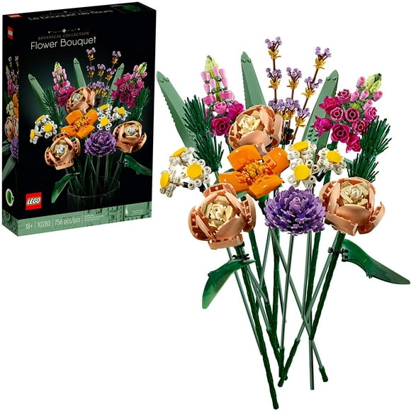 IGUOHAO Bouquet de Fleurs 10280 Kit de Construction; un Bouquet de Fleurs IGUOHAO et Projet Créatif pour Adultes, Nouveau 2021 (756 Pièces)