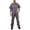 Gray, variant on Kolossus Pro-Utility Cotton Blend Short Sleeve Coverall with Zip-Front Pockets, KC08