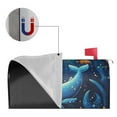thumbnail image 2 of Rateoe Whimsical Underwater Fantasy Printed Mailbox Covers - Easy to Install Fall, Winter, Spring, Summer Mailbox Cover - Weather and UV-Resistant Mailbox Decor - Mailbox Magnetic Covers-25.5x21 in, 2 of 8