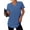 Blue, variant on Rosvigor Womens Workout Tops V Neck Short Sleeve Tee Shirts Comfy Athletic Shirts Loose Activewear Tops for Gym Running Yoga