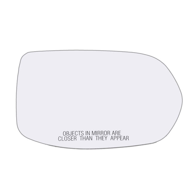 Conjunto de cristal de espejo lateral del pasajero con placa trasera de plástico calentada compatible con Honda CRV 2012-2016 2016-2020 HRV