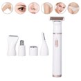 thumbnail image 4 of Afeitadoras Faciales Para Mujer, 5 En 1, Maquinilla De Afeitar Eléctrica Para Mujer, 5 Cabezales De Corte Desmontables, Carga USB Para Nariz, 4 of 7