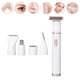 thumbnail image 4 of Afeitadoras Faciales Para Mujer, 5 En 1, 5 Cabezales De Corte Desmontables, Carga USB, Maquinilla De Afeitar Eléctrica Para Mujer Para Cejas, 4 of 7