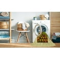 thumbnail image 2 of Ahgly Tapis Rond Lavable en Machine Intérieur Transitionnel Bisque Foncé Marron, 7 Pieds Rond, 2 of 7