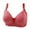Red, variant on hoksml Women's T-Shirt Bra Push up Wirefree Seamless Sports Bra Printing Comfortable Breathable Bra, Summer Saveings Clearance