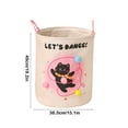 thumbnail image 6 of Antqov Laundry Basket Foldable Dirty Clothes Basket Waterproof Cute Cloth Storage Basket for Bedroom, Bathroom, Home Decorations, 6 of 6