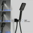 thumbnail image 6 of Rainlex One-Handle 1-Spray Setting Matte Black Bathtub Shower Faucet, 6 of 10