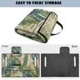 thumbnail image 6 of Whosucclay Leaves Pattern Quilted Golf Cart Seat Covers 4 Convenient Pockets Golf Cart Seat Cushion Cover, All-Season Comfortable for 2-Person Golf Carts EZGO, 6 of 9