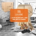 thumbnail image 7 of 10 Inch / 25 cm Wooden Furniture Legs, LAVANE Set of 4 European Style Solid Wood Carved Unfinished Replacement Feet for DIY Cabinet Sofa Couch Ottoman TV Stand Wardrobe Dresser Loveseat, 7 of 7