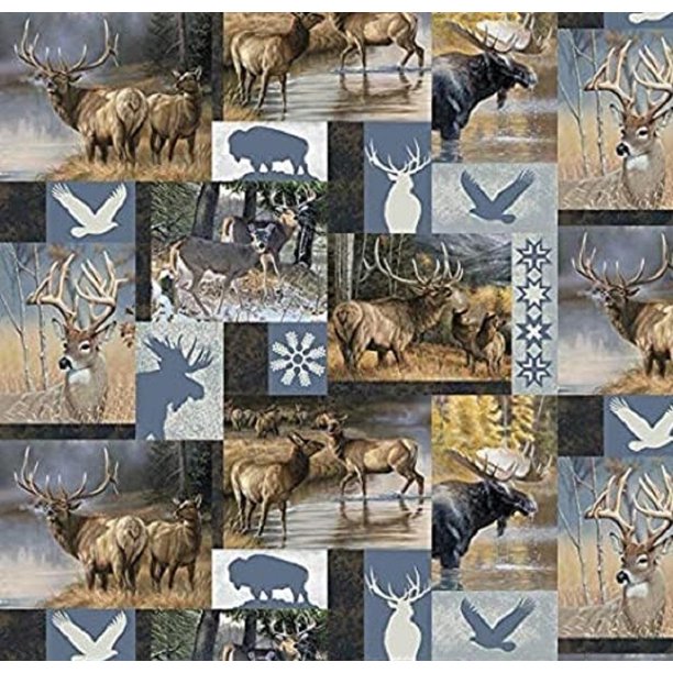 Wildlife Fleece Fabric