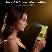 TOPVISION 3-Pack Enhanced Screen Protector for iPhone 13/14/13 Pro(6.1), 9H Hardness, Shatter Protection, HD Clear Tempered Glass, Full Coverage Easy, Case Friendly