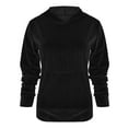 thumbnail image 6 of FANNYC Hoodie Sweatshirt For Women Workout Active Sport Suit Jogging Velour Tracksuit Long Sleeve Pullover Outwear Sportswear Coat Activewear Top, 6 of 6