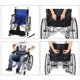 thumbnail image 3 of 1 cinturón de seguridad para silla de ruedas, correas de sujeción médica, arnés de seguridad para el cuidado de los pacientes, correa para silla abdominal para ancianos (azul), 3 of 5