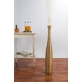 thumbnail image 7 of Leewadee Gold Wood Floor Vase - 26 inch Large Indoor Decorative Accent for Dried Flowers, 7 of 7