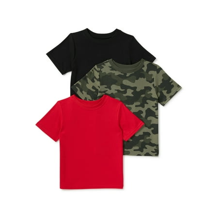 

Garanimals Baby and Toddler Boy Basic T-Shirts Multipack 3-Pack Sizes 12M-5T