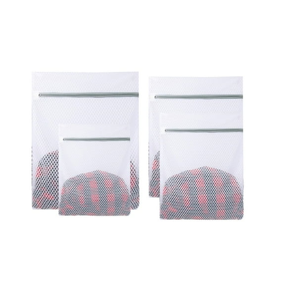 4Pack Durable Laundry Wash Bags,Mesh Wash Bags Washing Machine,4Size Honeycomb Mesh Laundry Bags for Pants,Shoes,Socks Washing