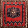 thumbnail image 1 of Ahgly Company Machine Washable Indoor Square Traditional Red Area Rugs, 8' Square, 1 of 7