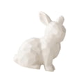 thumbnail image 4 of Estatua de conejo, estatua de animal, adorno de mesa de recuerdo, decoración de conejo de Pascua para Blanco, 4 of 9