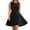 Z-Black519, variant on JIAYUE Women's Casual Dresses Flowy Summer Mini Crew Neck Sleeveless Elegant Solid Color Comfortable A-Line Versatile Dress For Daily Wear