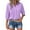 Purple, variant on Taqqpue Womens Button Down Shirts Plus Size 3/4 Sleeve Dressy Casual Tops Business Work Blouses Trendy Loose Tops S-5XL