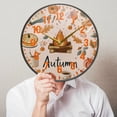 thumbnail image 6 of Yayeee Wall Clock Battery Operated 9.5" Silent Quartz Non-Ticking for Living Room Decor, Campfire Pattern, 6 of 8