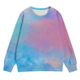 thumbnail image 5 of YunPes Boys Girls Sweatshirts Autumn Regular Children's Tie Dye Print Long Sleeved Comfortable Sweatshirt Toddler Sweatshirt, 5 of 7