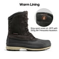 thumbnail image 3 of Nortiv8 Men's Winter Snow Boots Lace Up Warm Insulated Waterproof Outdoor Work Boots For Men, 3 of 7