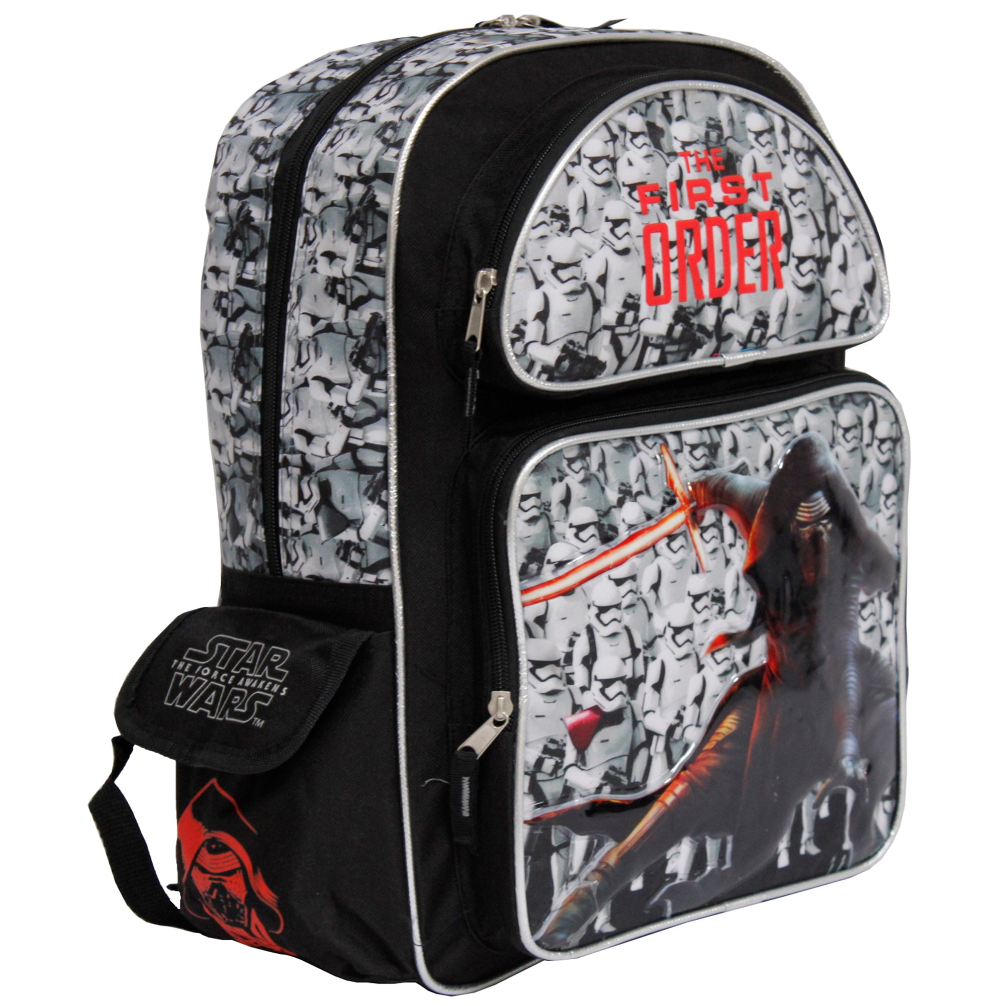 Disney Star Wars "The First Order" Black 16" Backpack- Kylo Ren