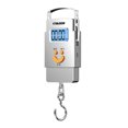 thumbnail image 1 of Cateissary Báscula de cocina electrónica portátil, báscula Digital portátil de acero inoxidable de alta precisión, báscula para alimentos Accesorios para electrodomésticos plata, 1 of 6