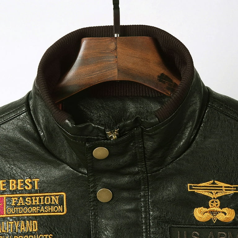 Durtebeua Casual Autumn Winter Motorcycle Jacket Coat Outwear