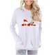thumbnail image 1 of Tops Para Mujer Blusa Navideña Camisas de Manga Larga Otoño Tallas Grandes Casual Cuello Redondo Bolsillo Suelto Estampado Odeerbi ODB169725, 1 of 5