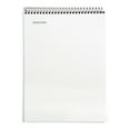 Top Bound Spiral Notebook (White, College Ruled 3pack)