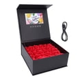 thumbnail image 2 of Caja De Regalo Rosa, Batería De 1500 MAh Reproducción Directa Tarjeta De Felicitación De Video 1280 X 720 Caja De Flores De Joyería Con Pantalla A Color De 7 Pulgadas Para, 2 of 7