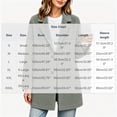 thumbnail image 3 of Zynoxe Women Teddy Mid‑length Coat Winter Warm Notch Collar Long Sleeve Two Button Sherpa Jackets Casual Soft Versatile Loose Fit Teddy Jackets, 3 of 5