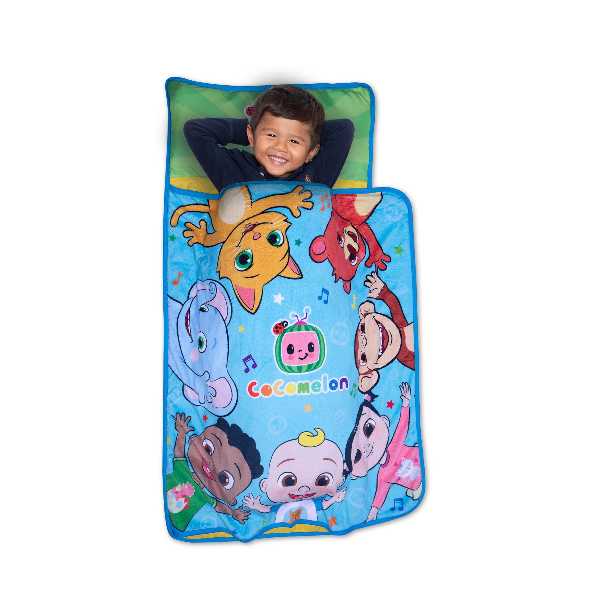 CoComelon Toddler Nap Mat 'Let's Play Together' Theme for Boys and Girls