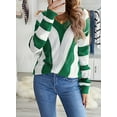thumbnail image 3 of Aleumdr Women's V Neck Sweater Lightweight Pullover Long Sleeve Soft Loose Basic Sweater Tops 8 10, 3 of 9