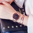 thumbnail image 1 of Women Watch Fashion Minimalist Starry Sky Design Quartz Watch Wrist Watch, 1 of 4