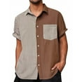 thumbnail image 1 of Chemise à Manches Courtes Florale pour Hommes pour Tropical Été Plage Camping, 1 of 3