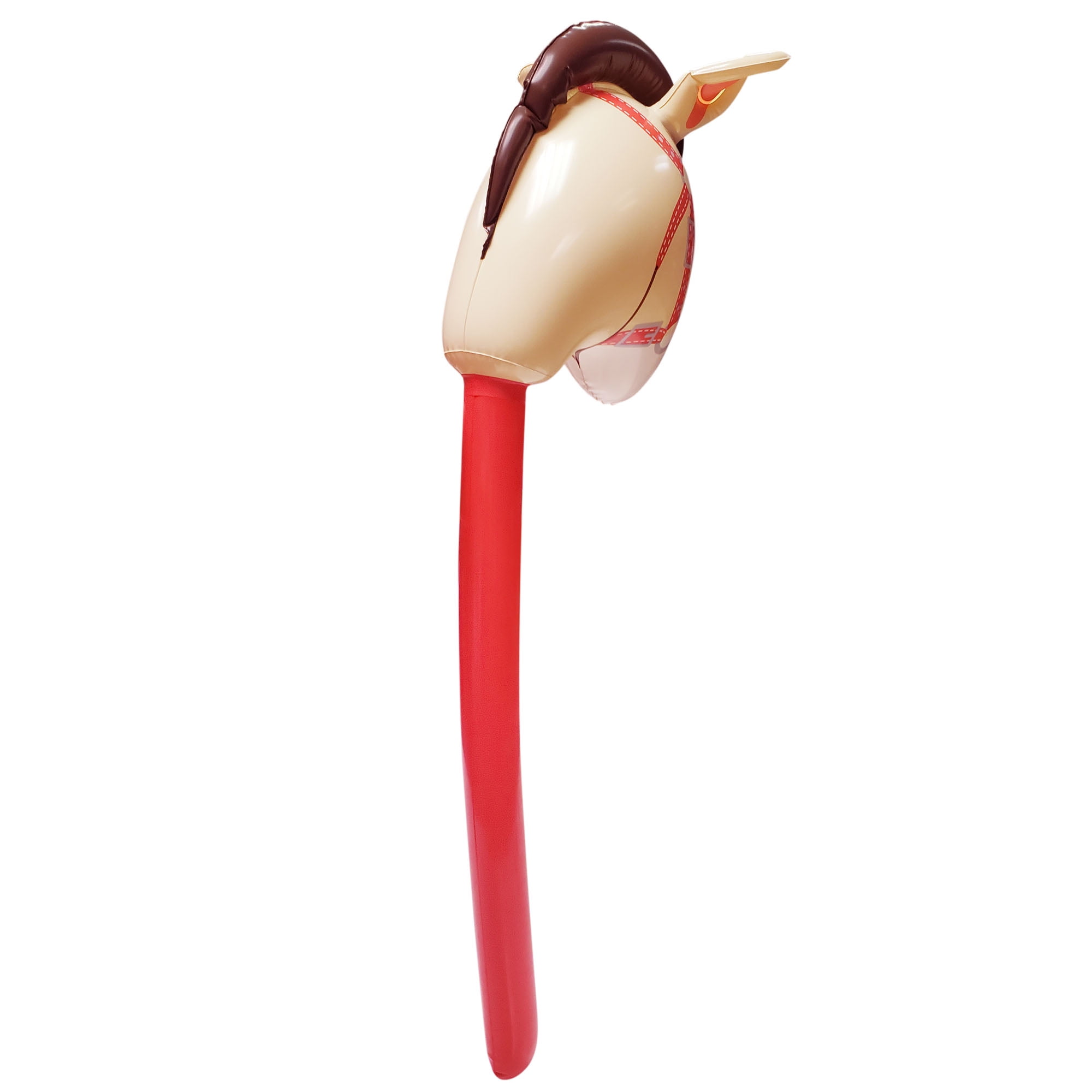 (2 pack) Way to Celebrate! 1ct Party Favors Plastic Inflatable Stick Horse, 37inch