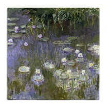 Stupell Industries Classical Water Lilies Monet Landscape & Nature Painting Wrapped Canvas Art Print Wall Art, 36 x 36