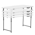 thumbnail image 1 of Mesa Plegable Rectangular 1.22m ajustable Lifetime Lifetime Comercial ligero, 1 of 8