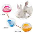 thumbnail image 4 of 2X Rabbit Toilet Litter Tray,Small Animal Toilet Corner Potty, Pet Litter Trays Corner for Rabbit, Hamster (Blue), 4 of 6