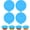 4cup,Round, variant on 7-Pack Silicone Lids for Pyrex Freshlock and SNAPWARE Glass Bowls - Airtight, Leakproof, Freezer/Dishwasher/Microwave Safe Replacement Rectangle Covers(Glass bowls not included)