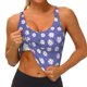 thumbnail image 3 of Balery Daisies Flowers Sujetadores deportivos con espalda cruzada para mujer, acolchados, sin costuras, de alto impacto, ideales para yoga, gimnasio, entrenamiento y fitness.-Medium, 3 of 8