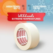 XFasten Super Strong Duct Tape, White, 3 x 30 Yards, Waterproof Duct Tape for Outdoor, Indoor, School and Industrial Use