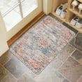 thumbnail image 4 of Bohemian Light Orange Ethnic Pattern Rug Door Mat 30 X 17 Inch Welcome Doormat Indoor Outdoor Entrance Floor Mat Non Slip Spring Summer Decor Rubber Mats, 4 of 6
