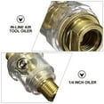 thumbnail image 4 of 2pcs 1/4 Inch Mini In-Line Oiler Lubricator for Air Compressor Pipe Tool, 4 of 8